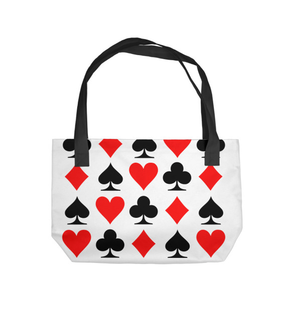 Пляжная сумка с изображением Карты цвета 