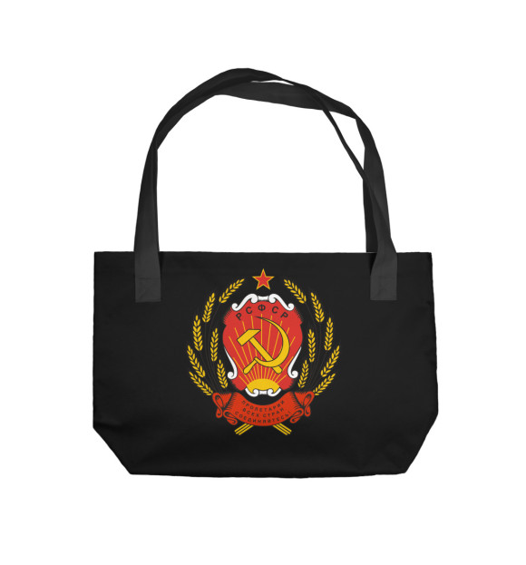 Пляжная сумка с изображением РСФСР цвета 