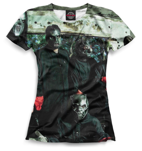 

Футболки Print Bar, Белый, Slipknot