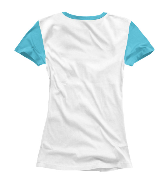 Женская футболка с изображением Хомяк цвета Белый