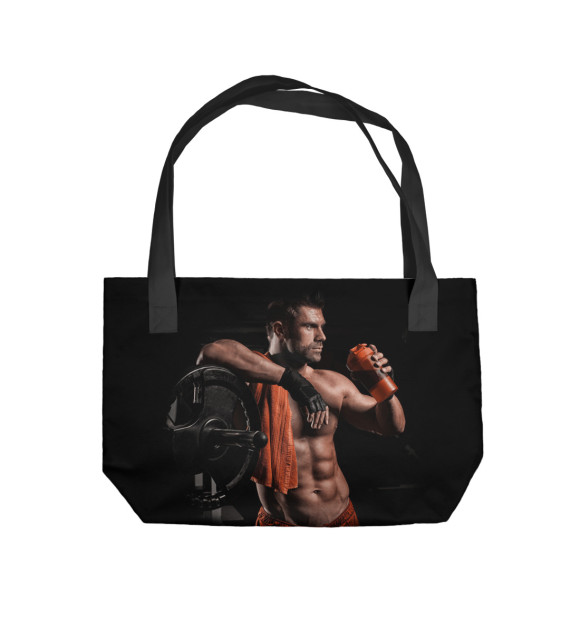 Пляжная сумка с изображением Железный мужчина цвета 