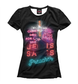 Женская футболка Проповедник