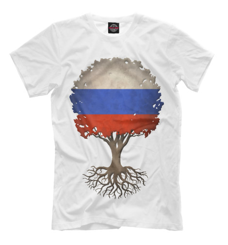 

Футболки Print Bar, Молочно-белый, Дерево России