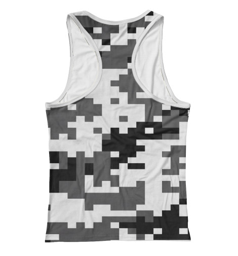 

Майки борцовки Print Bar, Белый, Пиксельный камуфляж