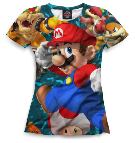 

Футболки Print Bar, Белый, Mario