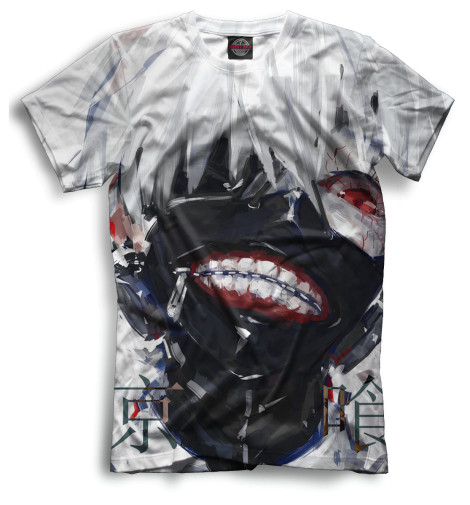 

Футболки Print Bar, Черный, Кен Канеки