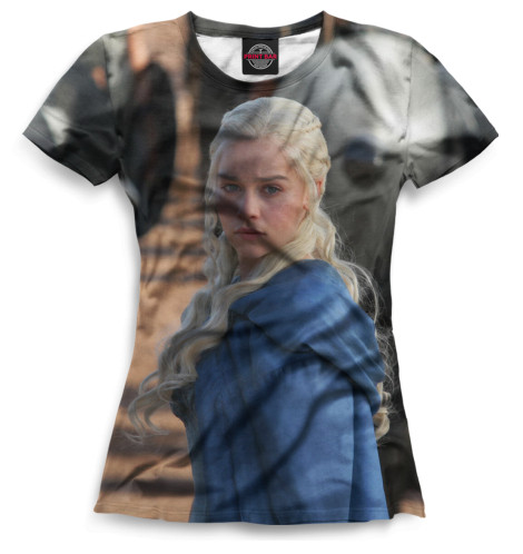 

Футболки Print Bar, Белый, Дейнерис Таргариен