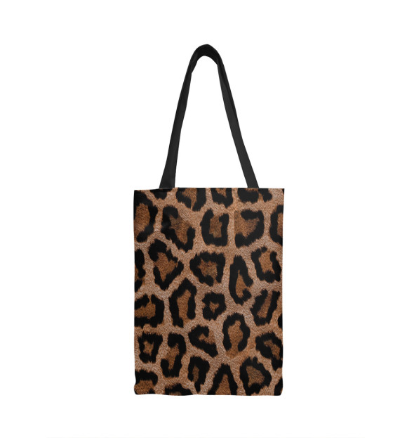 Сумка-шоппер с изображением Леопард цвета 