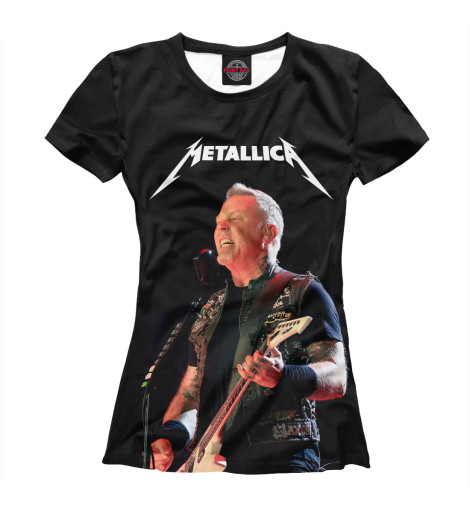 

Футболки Print Bar, Белый, Metallica