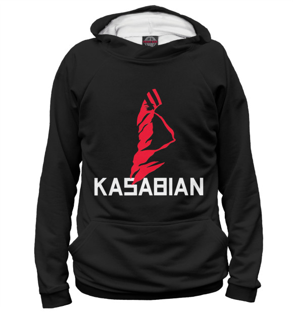 Женское худи с изображением Kasabian цвета Белый