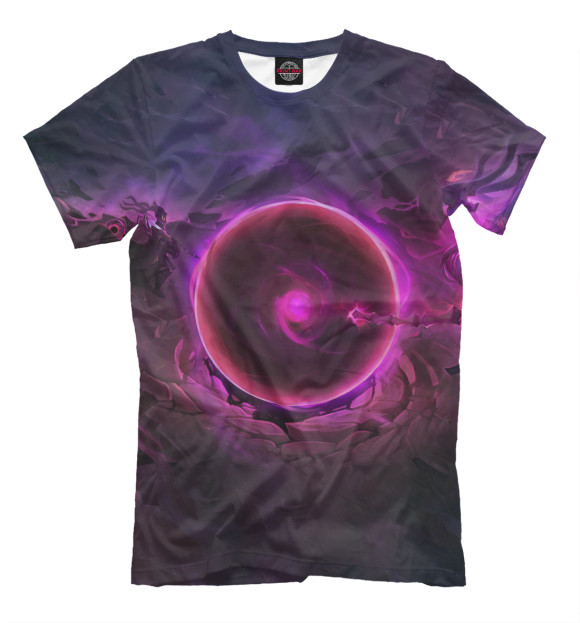 Мужская футболка с изображением Dark Star Singularity цвета Молочно-белый