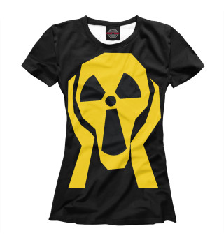 Женская футболка Радиация: Крик