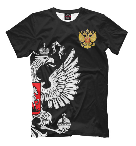 цена Футболки Print Bar Россия Exclusive Black