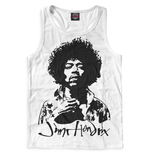 

Майки борцовки Print Bar, Белый, Jimi Hendrix