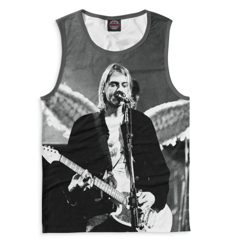 

Майки Print Bar, Белый, Kurt Cobain