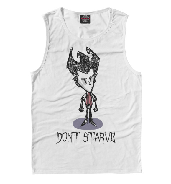 Мужская майка с изображением Dont Starve цвета Белый