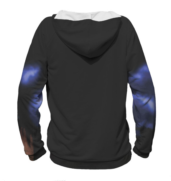 Мужское худи с изображением Сумерки цвета Белый