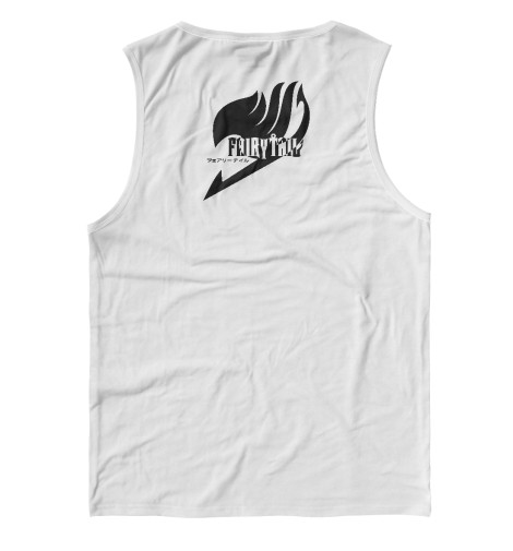 

Майки Print Bar, Белый, Нацу. Fairy Tail