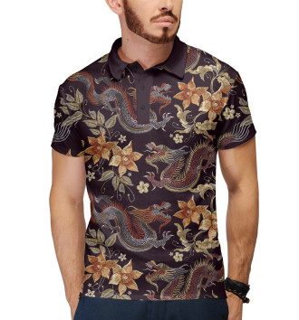 Мужское Поло Драконы