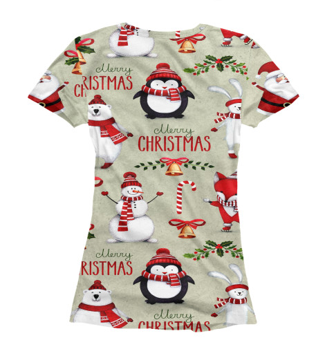 

Футболки Print Bar, Белый, Christmas