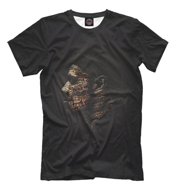 Мужская футболка с изображением Леброн Джеймс цвета Черный
