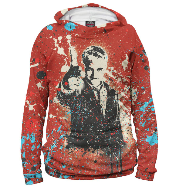 Женское худи с изображением На Игле цвета Белый