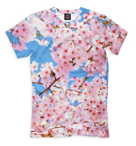

Футболки Print Bar, Молочно-белый, Цветы