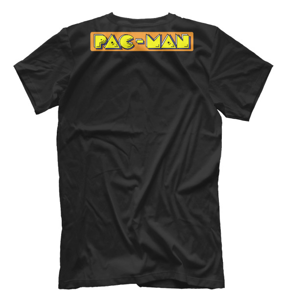 Мужская футболка с изображением Pac man цвета Белый
