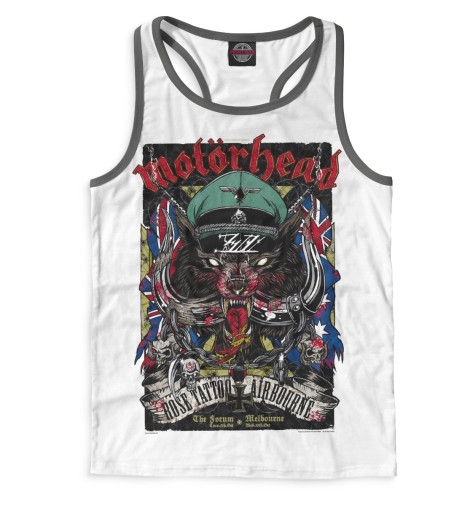 

Майки борцовки Print Bar, Белый, Motorhead