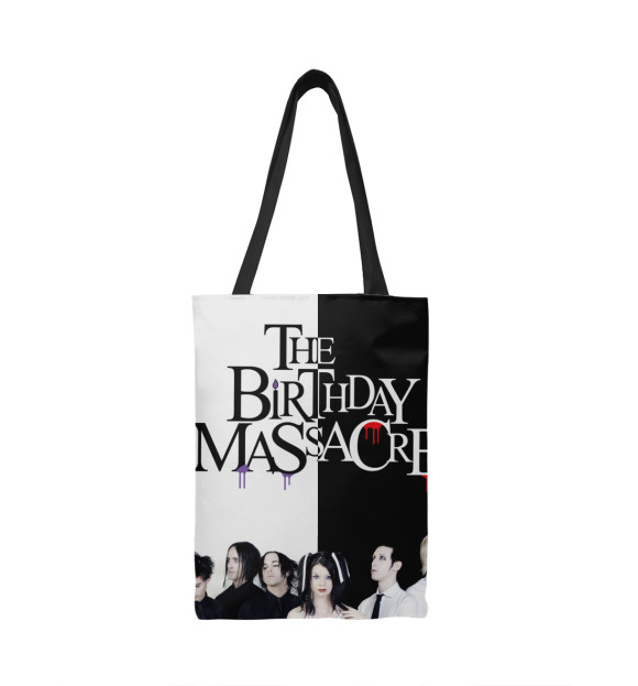 Сумка-шоппер с притом The Birthday Massacre цвета  Сумка-шоппер с изображением The Birthday Massacre цвета