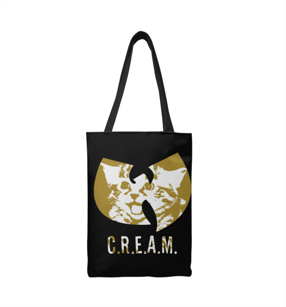 Сумка-шоппер с изображением Wu-Tang Cream цвета 