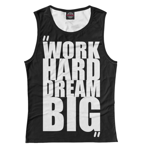 Майка для девочки с изображением Мотивация цвета Белый