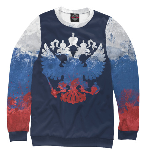 

Свитшоты Print Bar, Белый, Символика РФ