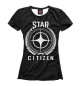 Женская футболка Star citizen