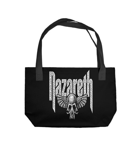 Пляжная сумка с изображением NAZARETH цвета 