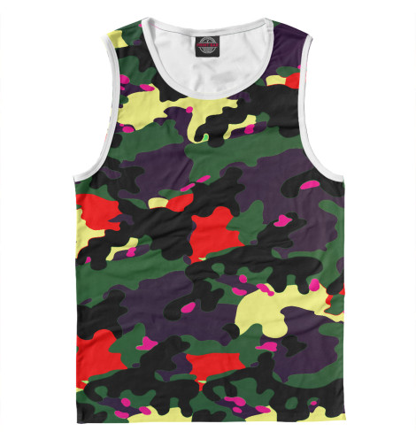 

Майки Print Bar, Белый, Камуфляж