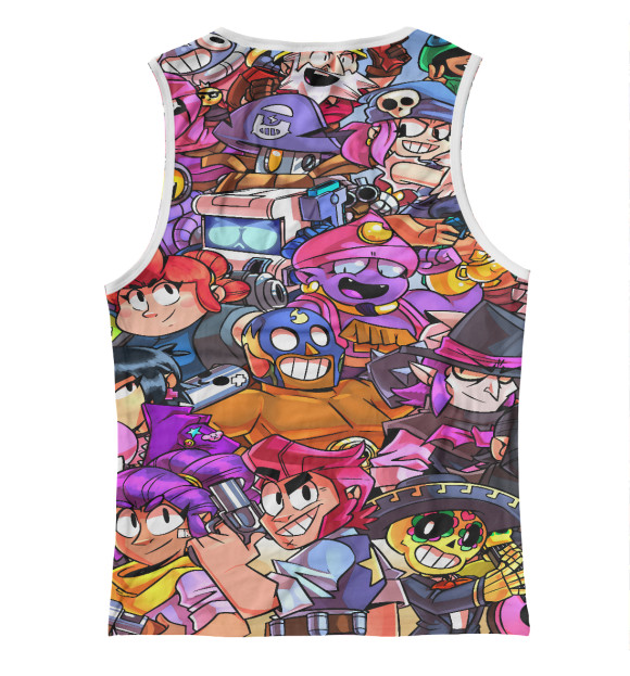 Майка для девочки с изображением Brawl Stars CROW цвета Белый