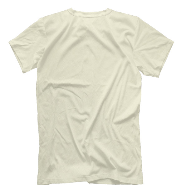 Мужская футболка с изображением Panda Hieroglyph цвета Белый