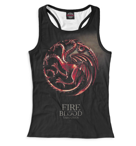 

Майки борцовки Print Bar, Белый, Символ Таргариенов