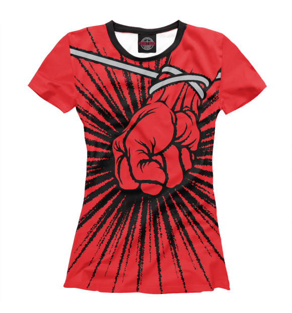 Футболка для девочек с изображением St.Anger цвета Белый