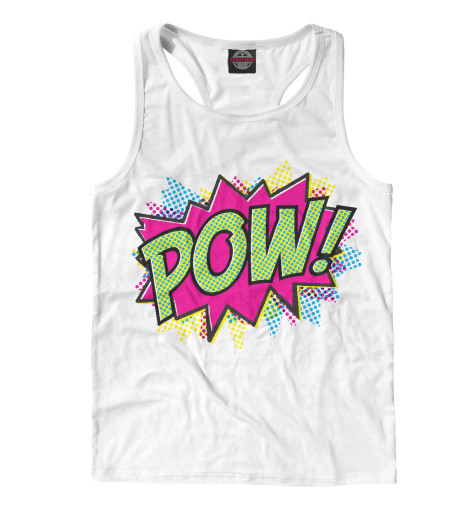 

Майки борцовки Print Bar, Белый, PoW PoW