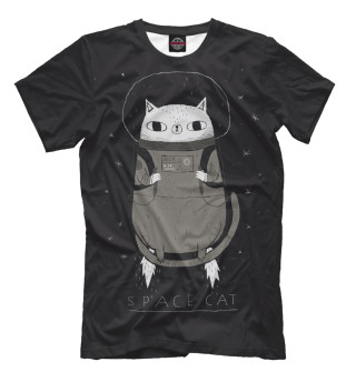 Мужская футболка Space cat