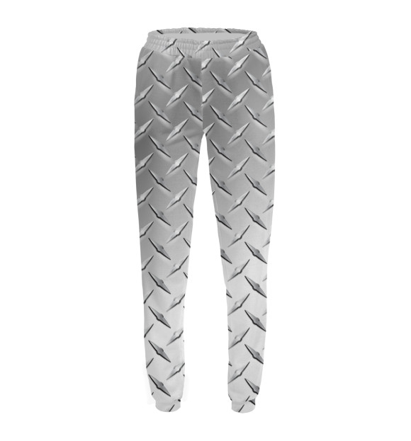 Женские спортивные штаны с изображением Metallic цвета Белый