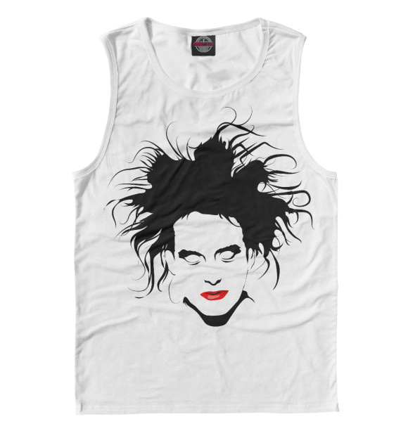 Майка для мальчика с изображением Роберт Смит цвета Белый