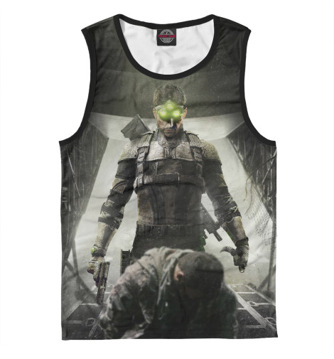 

Майки Print Bar, Белый, Splinter Cell: Blacklist — Сэм Фишер