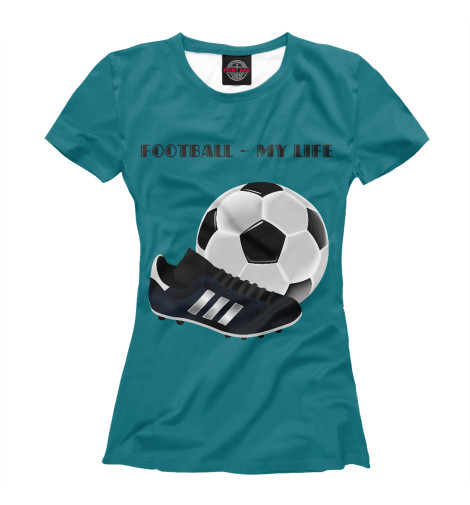 

Футболки Print Bar, Белый, Футбол-моя жизнь