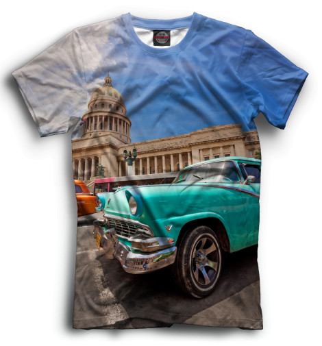

Футболки Print Bar, Черный, Автомобили на Кубе