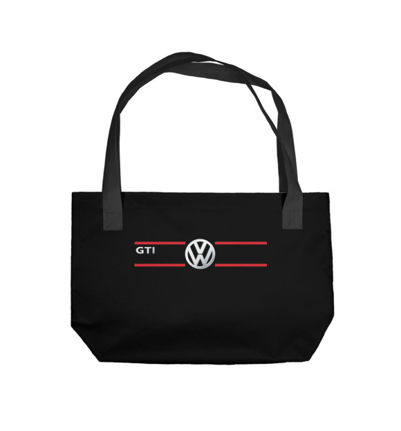 Пляжная сумка с изображением Golf GTI цвета 