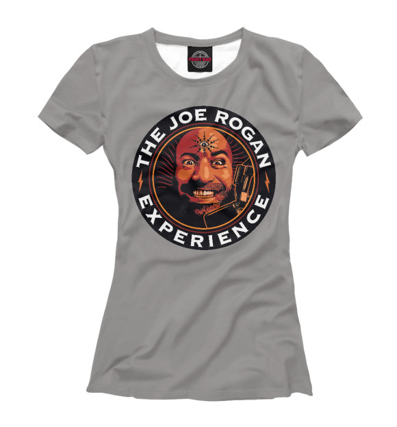 Женская футболка с изображением Joe Rogan цвета Белый
