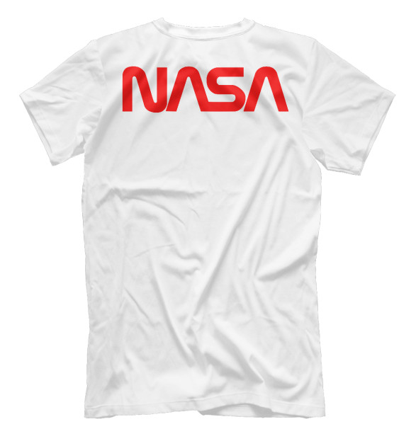 Футболка для мальчиков с изображением NASA цвета Белый